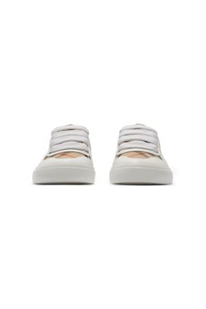 sneakers in pelle bianco BURBERRY KIDS | 8089736B9368